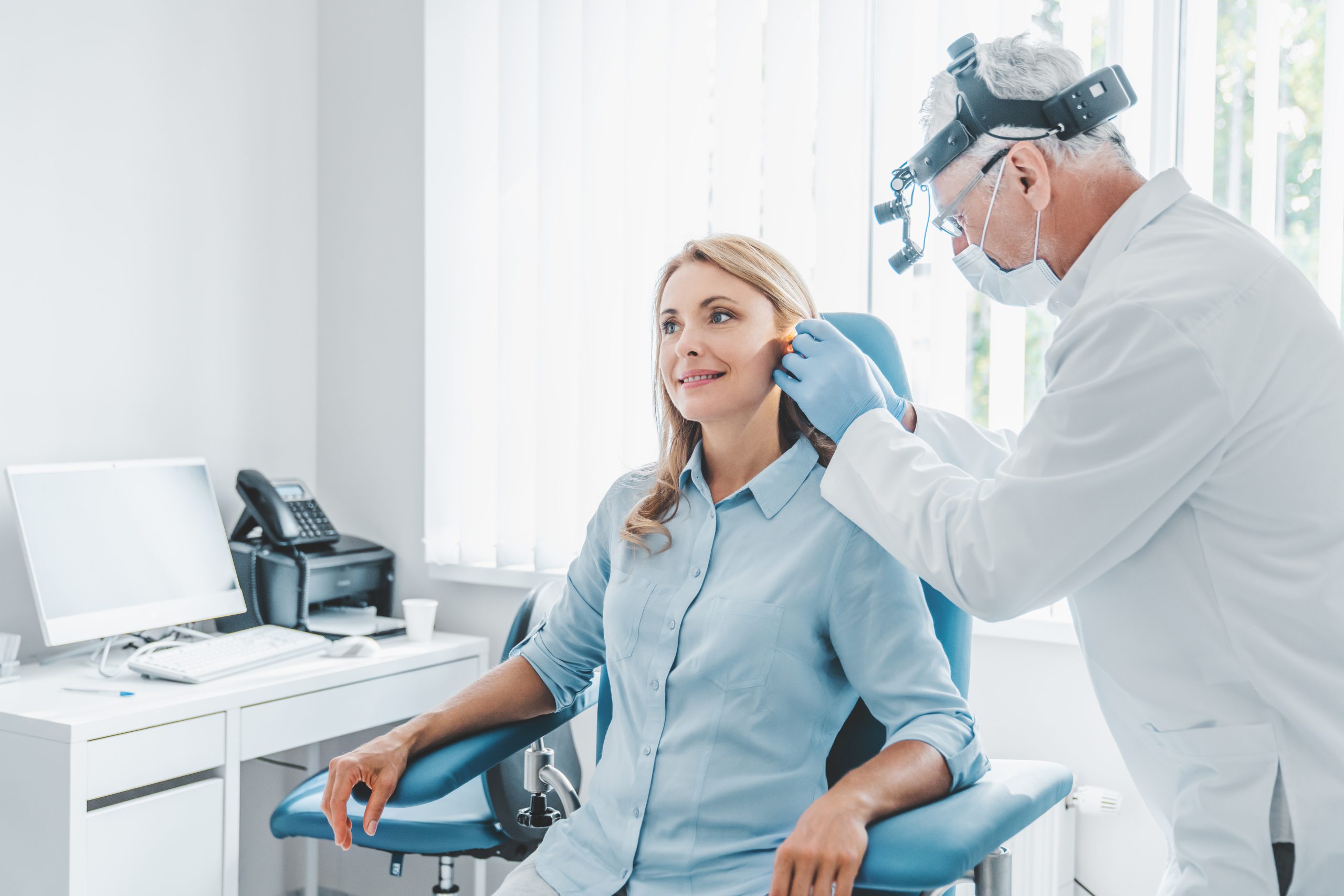 woman checkup in doctor
